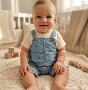 jean 2'li Kot Salopet Takım