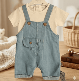 jean 2'li Kot Salopet Takım