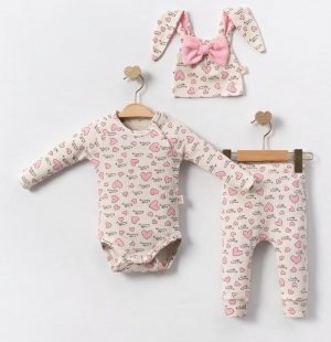 Pembe Tavşan Kulak Şirin Takım