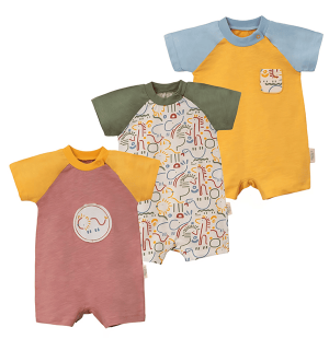 3 Parça Organik Pamuk Tulum Seti